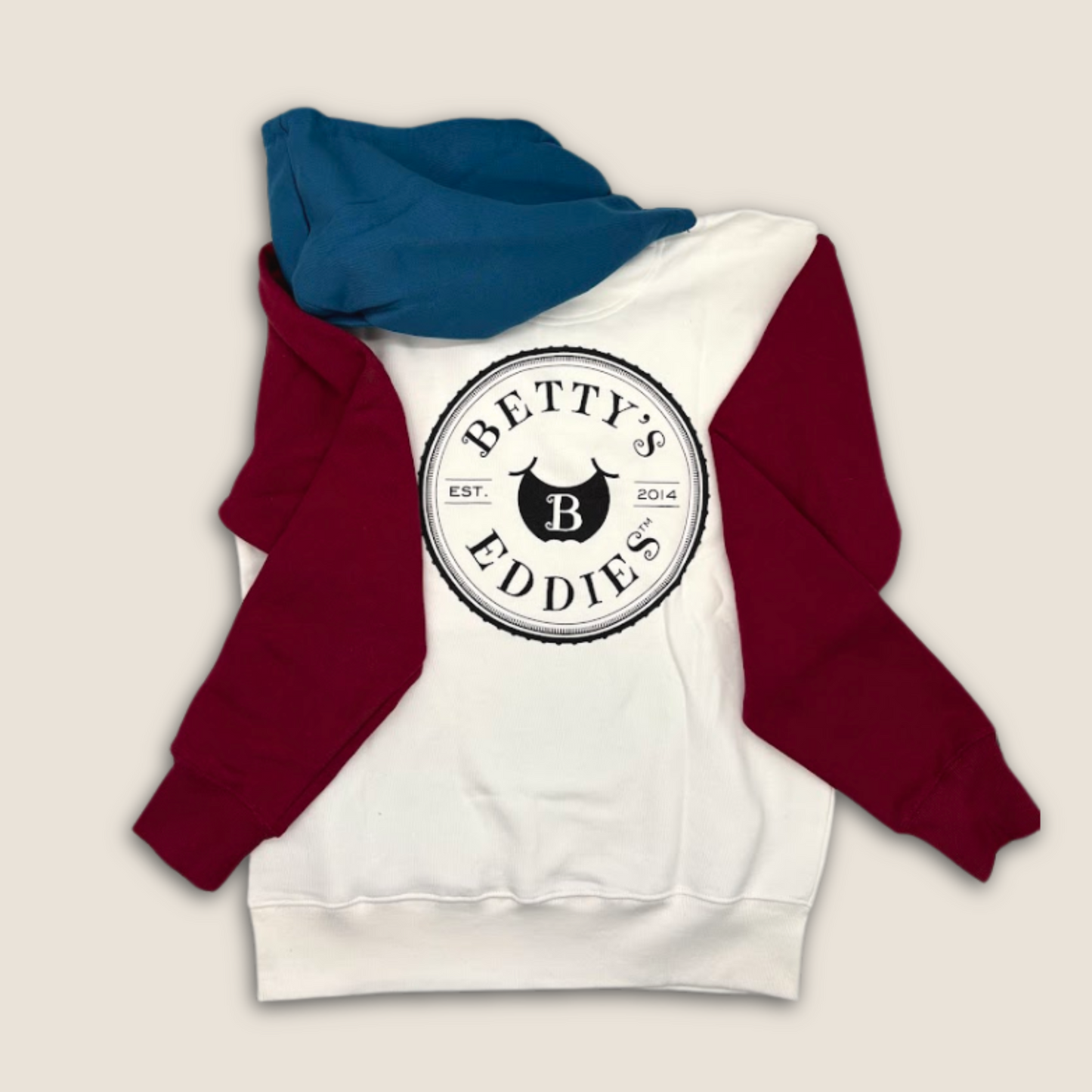 Betty's Color Block Hooded Sweatshirt