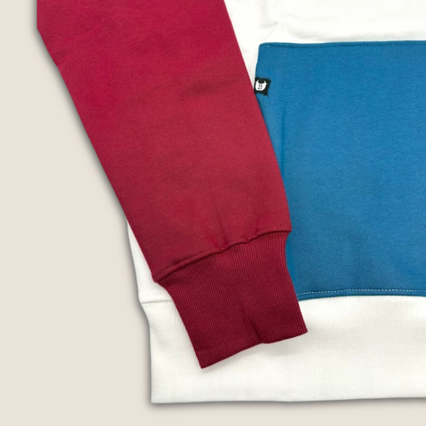 Betty's Color Block Hooded Sweatshirt